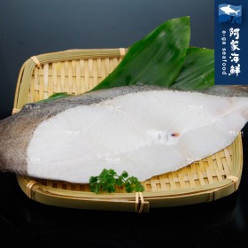 【阿家海鮮】皇冠格陵蘭大比目魚 鱈魚(扁鱈)厚切(400g±10%/片)